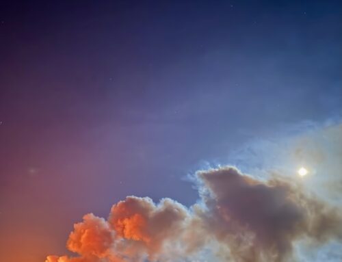 Enlightenment Full Moon with Fire
